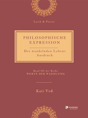 cover image of PHILOSOPHISCHE EXPRESSION